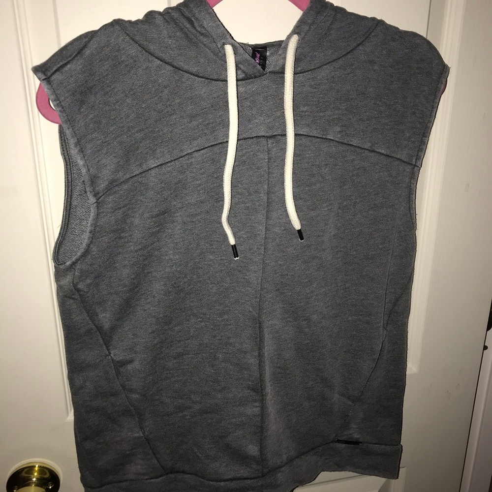 Betsey Johnson Sleeveless Sweatshirt